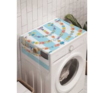 Органайзер для хранения Ambesonne "Подсвечник праздничный" на стиральную машину, 45x120 см, cwm_5861