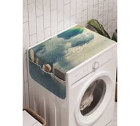 Органайзер для хранения Ambesonne "Погодное безумие" на стиральную машину, 45x120 см, cwm_4537