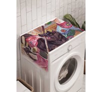 Органайзер для хранения Ambesonne "Японское искусство" на стиральную машину, 45x120 см, cwm_18259