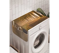 Органайзер для хранения Ambesonne "Речная аллея" на стиральную машину, 45x120 см, cwm_17643