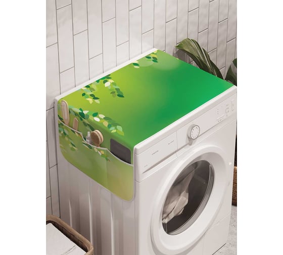 Органайзер для хранения Ambesonne "Сфокусируйся на природе" на стиральную машину, 45x120 см, cwm_17746 1
