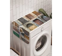 Органайзер для хранения Ambesonne "Изобилие дверей" на стиральную машину, 45x120 см, cwm_6648