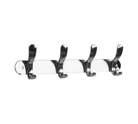 Настенная вешалка Аквалиния с четырьмя двойными крючками 01.В5514