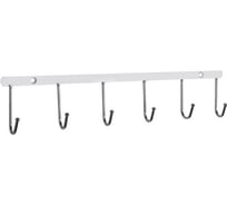 Настенная вешалка Аквалиния с шестью крючками 01.AE-497