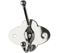 Настенный двойной крючок Аквалиния 01.005-04