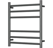 Полотенцесушитель электрический Bauedge BAU Stil Gun Grey 50x60, 6 планок, универсальный, темно-серый металлик DB-0097