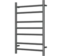 Полотенцесушитель электрический Bauedge BAU Stil Gun Grey 50x80, 7 планок, универсальный, темно-серый металлик DB-0094