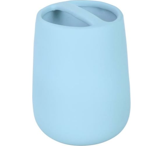 Подставка для зубных щеток Аквалиния Soft голубая B4333A-3B 1