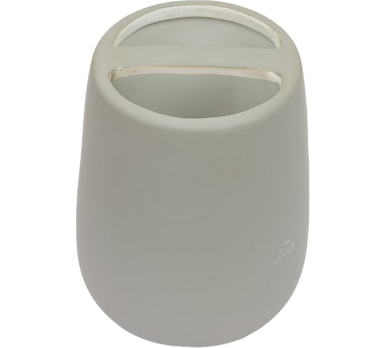 Подставка для зубных щеток Аквалиния Soft серая B4333A-3G