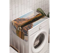 Органайзер для хранения Ambesonne "Горная радуга в реке" на стиральную машину, 45x120 см, cwm_15191