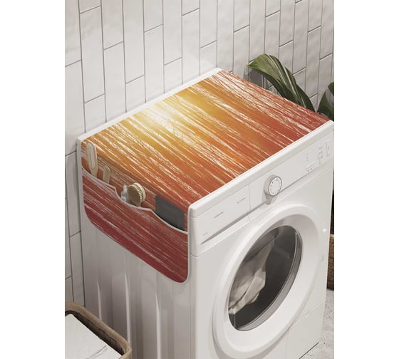 Органайзер для хранения Ambesonne "Солнце в лесу" на стиральную машину, 45x120 см, cwm_8854 1