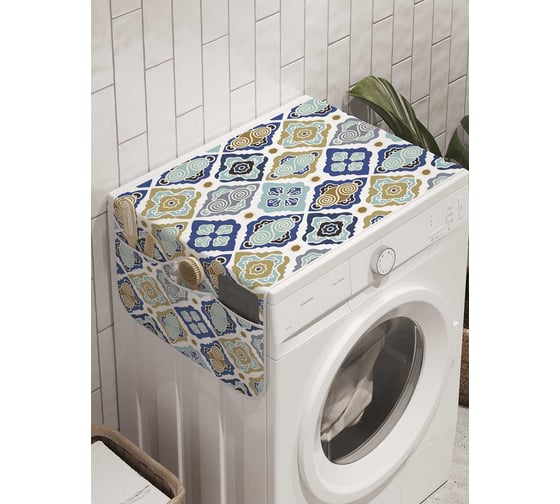 Органайзер для хранения Ambesonne "Плитка сновидений" на стиральную машину, 45x120 см, cwm_8052 1