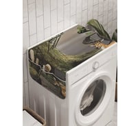 Органайзер для хранения Ambesonne "Олени у пруда" на стиральную машину, 45x120 см, cwm_8126