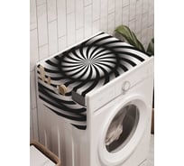 Органайзер для хранения Ambesonne "Полосатый обман" на стиральную машину, 45x120 см, cwm_18731