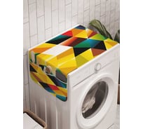 Органайзер для хранения Ambesonne "Хаотическая комбинация" на стиральную машину, 45x120 см, cwm_21381