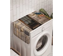 Органайзер для хранения Ambesonne "Американский пост" на стиральную машину, 45x120 см, cwm_21335