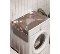 Органайзер для хранения Ambesonne "Военный тоннель" на стиральную машину, 45x120 см, cwm_21661