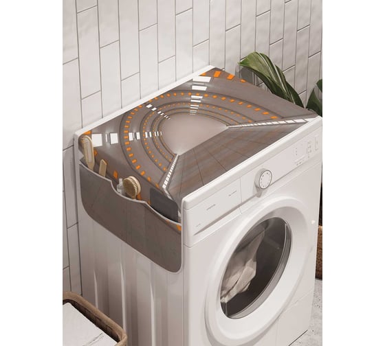 Органайзер для хранения Ambesonne "Военный тоннель" на стиральную машину, 45x120 см, cwm_21661 1