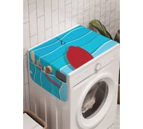 Органайзер для хранения Ambesonne "Грозный осьминог" на стиральную машину, 45x120 см, cwm_21321