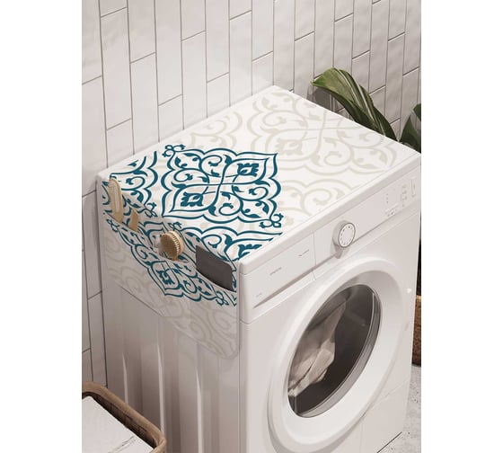 Органайзер для хранения Ambesonne "Индийская полоса" на стиральную машину, 45x120 см, cwm_19984 1