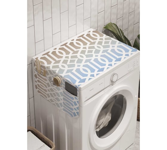 Органайзер для хранения Ambesonne "Узор с градиентом" на стиральную машину, 45x120 см, cwm_8594 1