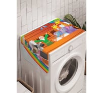 Органайзер для хранения Ambesonne "Радужное спасение" на стиральную машину, 45x120 см, cwm_9433