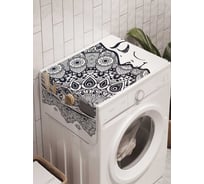 Органайзер для хранения Ambesonne "Лунный узор" на стиральную машину, 45x120 см, cwm_18705