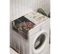 Органайзер для хранения Ambesonne "Любовь к растениям" на стиральную машину, 45x120 см, cwm_9204