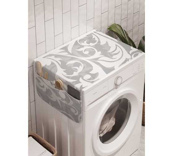 Органайзер для хранения Ambesonne "Лиственный дым" на стиральную машину, 45x120 см, cwm_24105 1