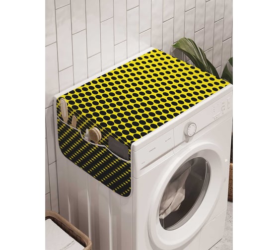 Органайзер для хранения Ambesonne "Мерцающие круги" на стиральную машину, 45x120 см, cwm_21908 1