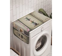 Органайзер для хранения Ambesonne "Домашние декорации" на стиральную машину, 45x120 см, cwm_3384