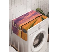 Органайзер для хранения Ambesonne "Дорога через поле" на стиральную машину, 45x120 см, cwm_14884