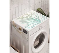 Органайзер для хранения Ambesonne "Волшебные перья" на стиральную машину, 45x120 см, cwm_20242