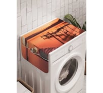 Органайзер для хранения Ambesonne "Морские мостики" на стиральную машину, 45x120 см, cwm_21348