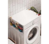 Органайзер для хранения Ambesonne "Праздничный венок" на стиральную машину, 45x120 см, cwm_21424