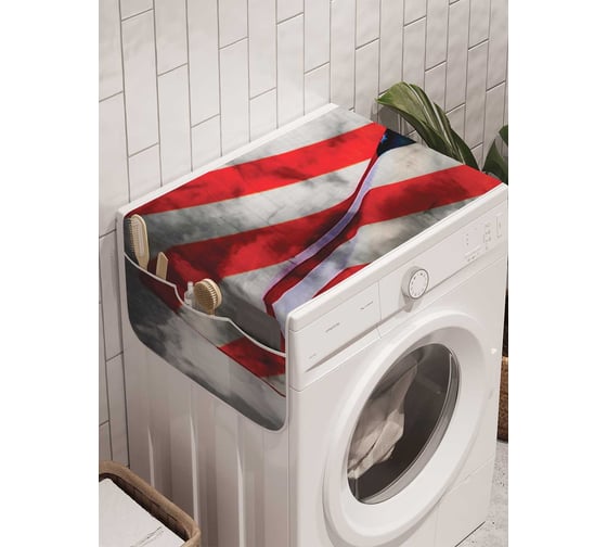 Органайзер для хранения Ambesonne "Облачное небо" на стиральную машину, 45x120 см, cwm_20714 1