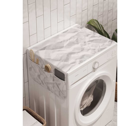 Органайзер для хранения Ambesonne "Смятый лист" на стиральную машину, 45x120 см, cwm_4590 1