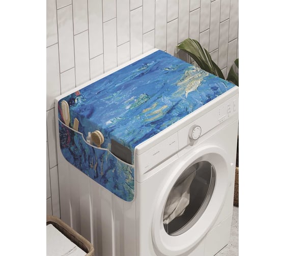 Органайзер для хранения Ambesonne "Море" на стиральную машину, 45x120 см, cwm_7907 1