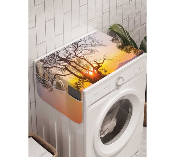 Органайзер для хранения Ambesonne "Тонущие деревья" на стиральную машину, 45x120 см, cwm_21346 1