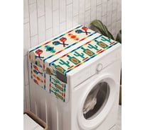 Органайзер для хранения Ambesonne "Мексиканские полосы" на стиральную машину, 45x120 см, cwm_20612