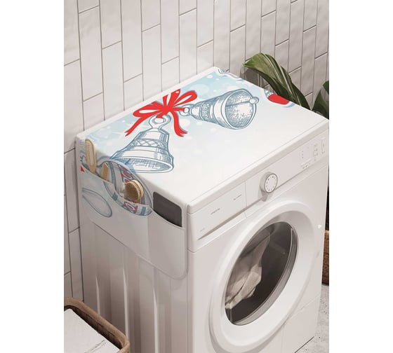 Органайзер для хранения Ambesonne "В каждом доме" на стиральную машину, 45x120 см, cwm_20071 1