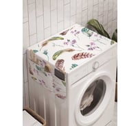 Органайзер для хранения Ambesonne "Парящие перья" на стиральную машину, 45x120 см, cwm_20230