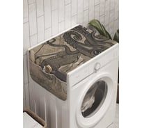 Органайзер для хранения Ambesonne "Нападение кракена на парусник" на стиральную машину, 45x120 см, cwm_7968