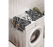 Органайзер для хранения Ambesonne "Девушка с черепом барана" на стиральную машину, 45x120 см, cwm_19894