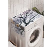 Органайзер для хранения Ambesonne "Дорога в древнем лесу" на стиральную машину, 45x120 см, cwm_4852