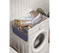 Органайзер для хранения Ambesonne "Голубь мира" на стиральную машину, 45x120 см, cwm_7834