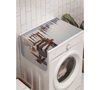 Органайзер для хранения Ambesonne "Вечное озеро" на стиральную машину, 45x120 см, cwm_19850