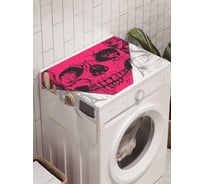 Органайзер для хранения Ambesonne "Розовый треугольник" на стиральную машину, 45x120 см, cwm_19906