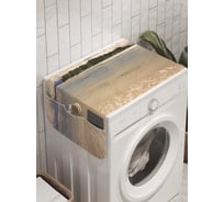 Органайзер для хранения Ambesonne "Дымный остров" на стиральную машину, 45x120 см, cwm_8002