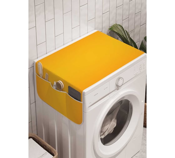 Органайзер для хранения Ambesonne "Оранжевое переливание" на стиральную машину, 45x120 см, cwm_23571 1